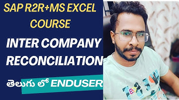 Inter company reconciliation process in R2R-SAP R2R Course in telugu-SAP R2R Training in telugu