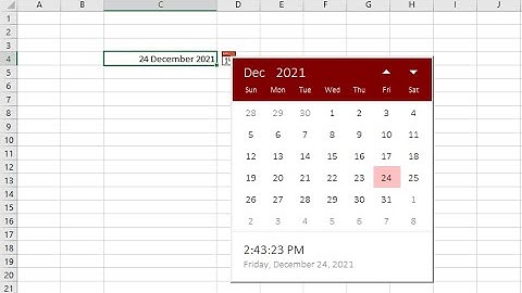 Menambah Date Picker Kalender di Ms Excel
