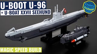 2in1 Build! Well Known U-Boot U-96 + Tiny Seehund - COBI 4846+4847 (Speed Build Review)