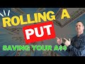 Options Trading: How to Roll a Put Option!