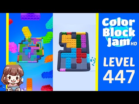 Color Block Jam Level 447 walkthrough video preview