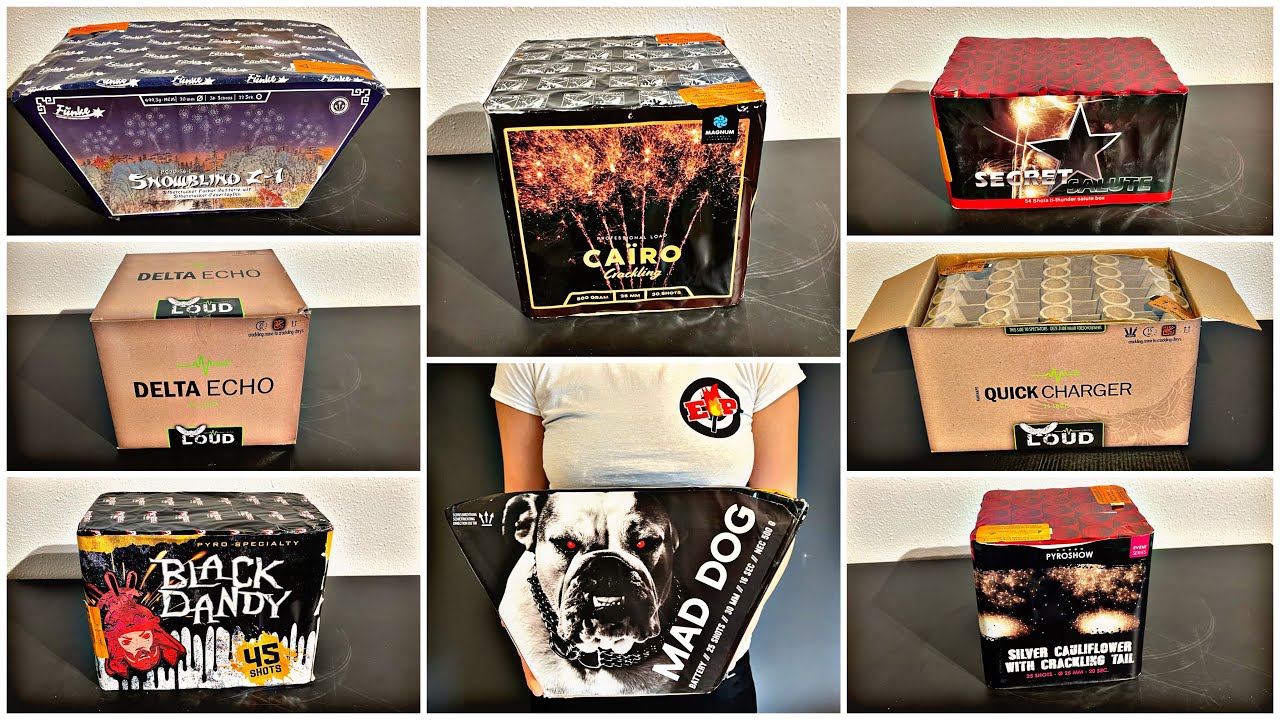 Verschillende Crackling Chrysanthemum Cakes & Waaiers afsteken 🤩👏 YouTube