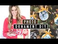 PHOTO ORNAMENT DIY | Easy Holiday Decor idea