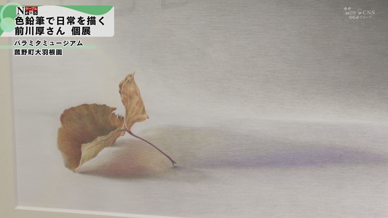 Cable News] Atsushi Maekawa's Colored Pencil Drawing Exhibition