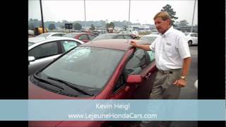 Kevin Heigl from Lejeune Honda Cars loves the Honda Civic