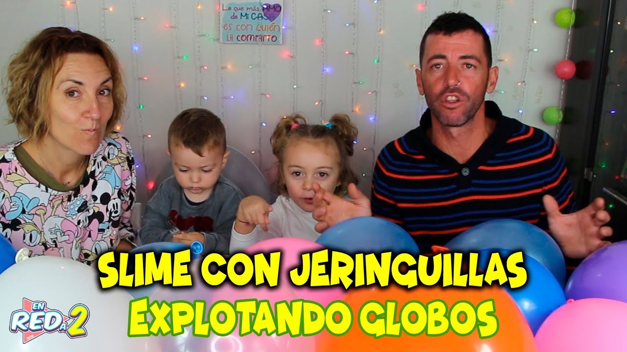 Slime con Jeringuillas Explotando Globos!! Enreda2