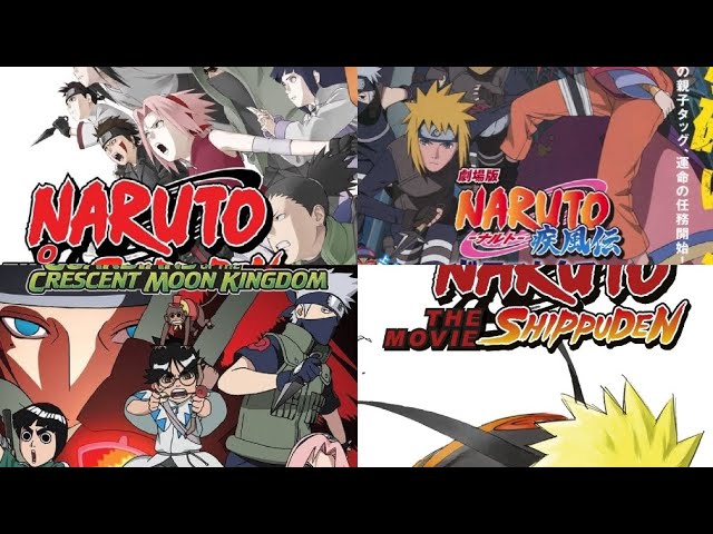 todos os filmes de naruto em ordem cronológica . #narutoshippuden #ordem  #classico 