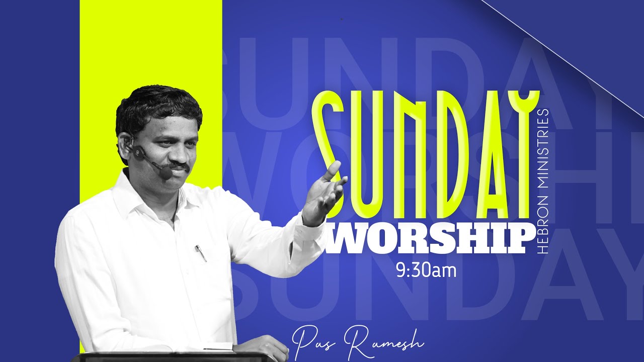 Pastor Ramesh Sunday Worship-3.11.24||Hebron Ministries||Pastor Ramesh Anna||Telugu ...