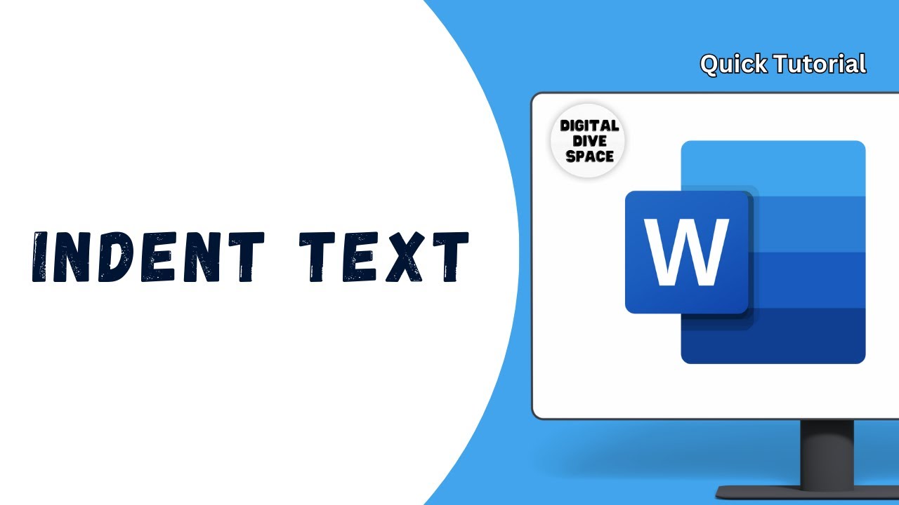 How to Indent Text in Word - YouTube