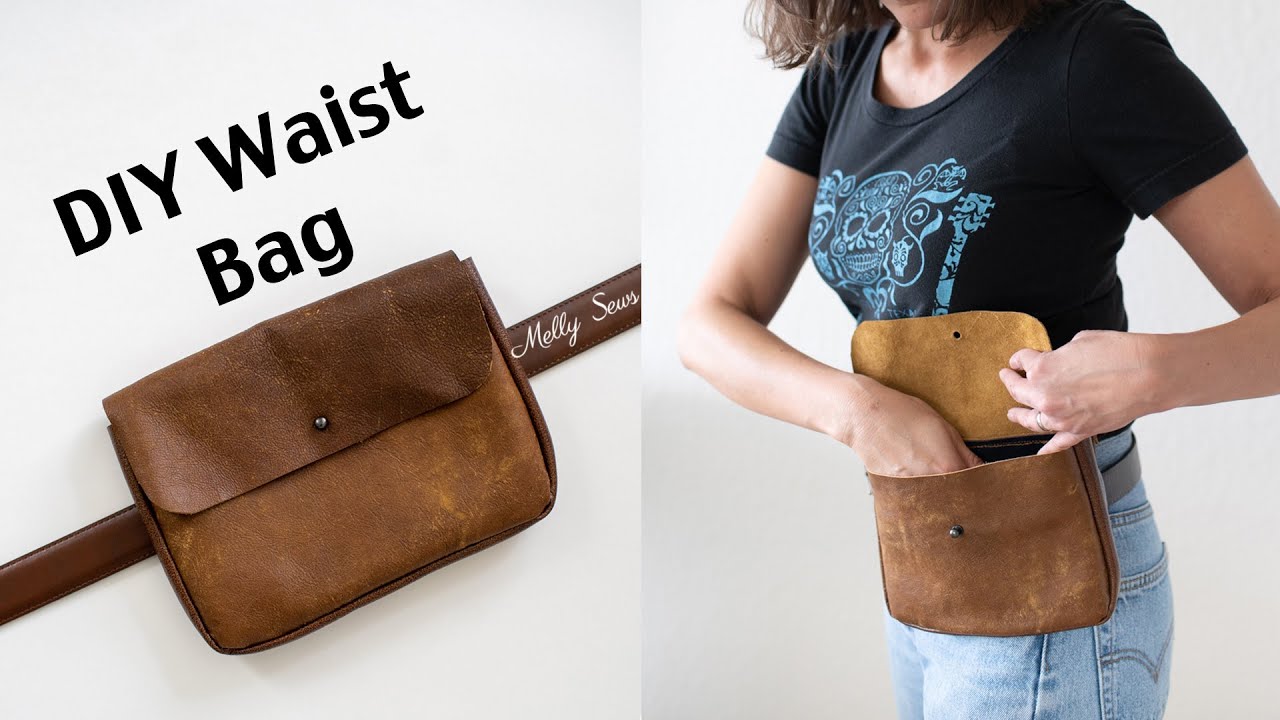 DIY Waist Bag - Belt Bag Tutorial 