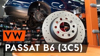 Wie VW PASSAT B6 (3C5) Bremsscheiben hinten wechseln [AUTODOC TUTORIAL]