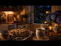 Blueberry Farmhouse Kitchen at Dusk | Countryside Ambience, Crickets & Cozy Evening Sounds 3 Hours