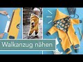 Walkanzug nähen | Jolly Jumper | Reißverschluss und Jersey Futter