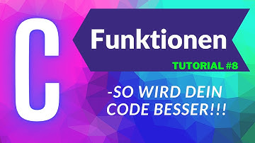 FUNKTIONEN für ANFÄNGER, in 5 min zum Profi | C-Programmieren #8 | IN4TASTIC-DE