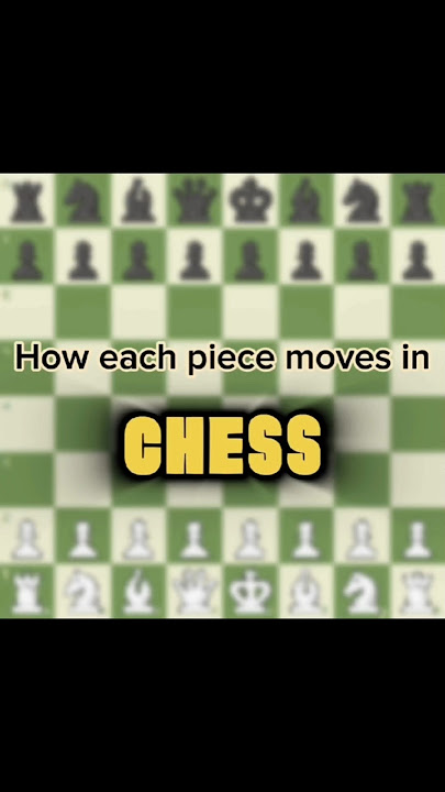 Chess pieces move - Chess for beginners