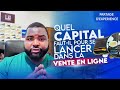 Quel capital fautil pour se lancer dans la vente en ligne sur facebook 