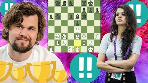Chess game 18, Magnus Carlsen vs Tania Sachdev