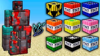 Netherite Mutant Golem vs All TNT