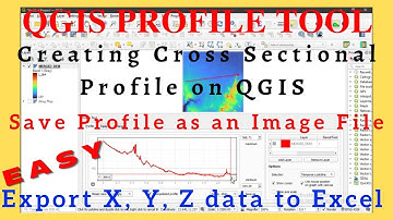 Using the Profile Tool Plugin in QGIS | Profile Tool QGIS | DEM Profile Tool