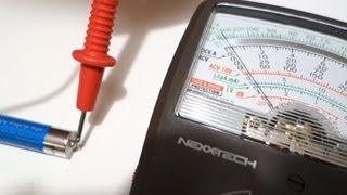 How to Test your Batteries (AA or AAA batteries) using a Multimeter  by geoffmobile