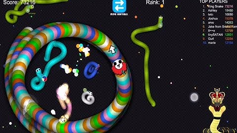 Slink.io 111,000+ Score GamePlay Top 10 King Snake  Slink.io Walkthrough (Android) #01