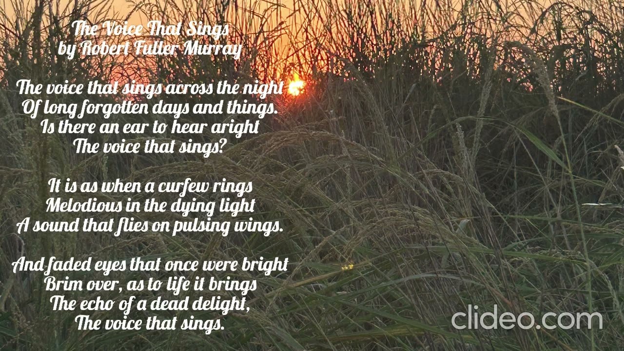 The Voice That Sings for SSAA Treble Choir.  Robert Fuller Murry, Text.  Joan Johnson Drewes, Music.