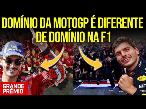 Como Verstappen? FORÇA de Bagnaia na MotoGP É DIFERENTE de DOMÍNIO na F1 | GP às 10