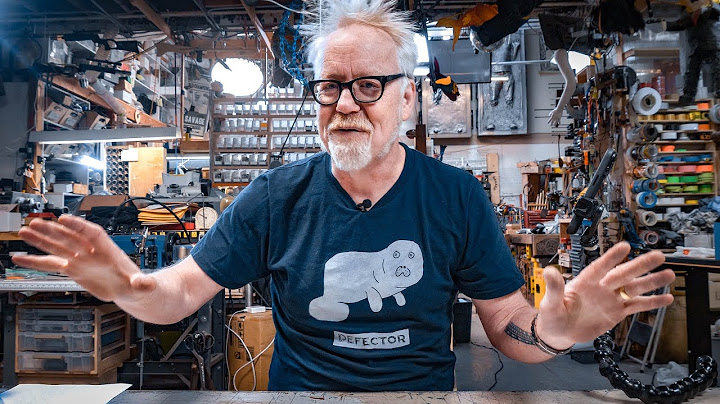 Is Adam Savage Conflict Averse?