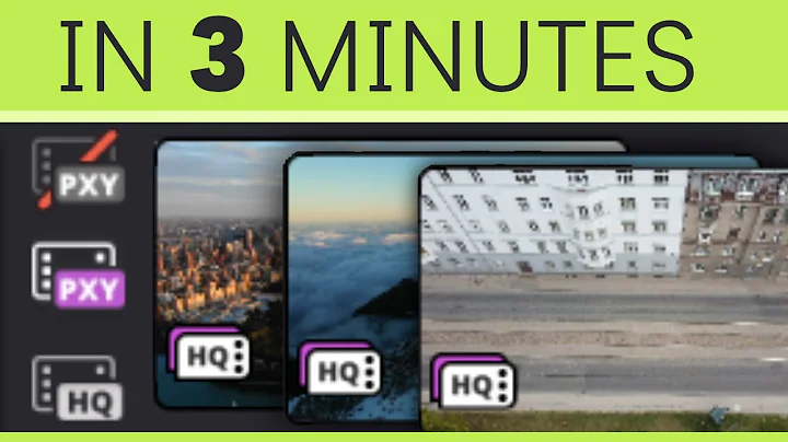 DaVinci Resolve Proxy Workflow In 3 Minutes