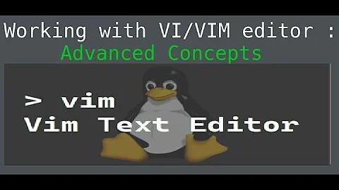 Advance Feature in VIM Editor.