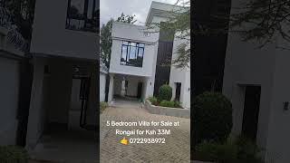 5 Bedroom Villa for Sale at Ongata Rongai for Ksh 33M. 🤙 0722938972 #Rimpa #Owncompound #kenyahomes