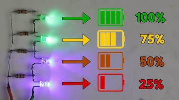 How to make a Battery Level indicator || battery volt level indicator || The Mastermind