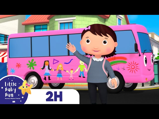 Ten Little Buses Song + More Nursery Rhymes & Kids Songs