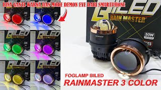 Review Foglamp Biled Rainmaster 3 Warna Demon RGB