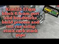 Xrm125 57mm bore 6.5cam stock pipe stock carb headworks build process and test drive for daily use