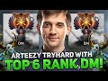Arteezy Tryhard on Nature's Prophet with TOP 6 Rank DM!