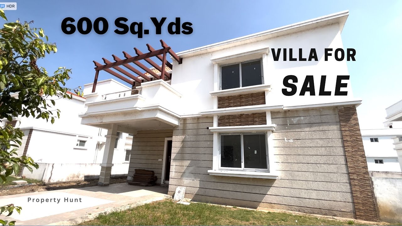 [ 600 Sq.Yds ] Luxury Villa for Sale in Kollur House for Sale in