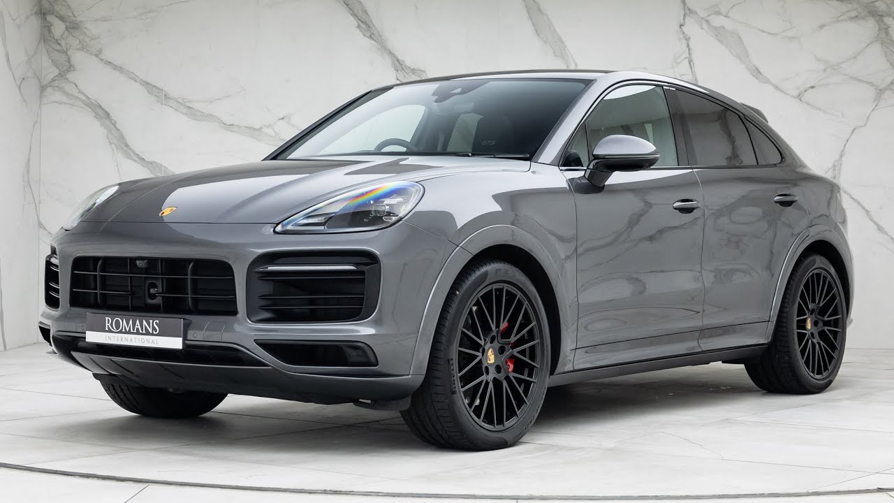 2022 Porsche Cayenne GTS Coupé Quarzite Grey Walkaround & Interior
