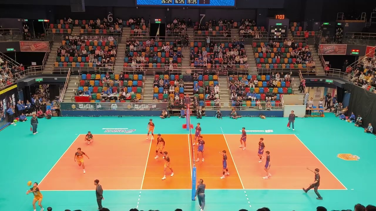 2025-26 精英賽決賽 拔萃（藍）vs 長天（黃）set 4