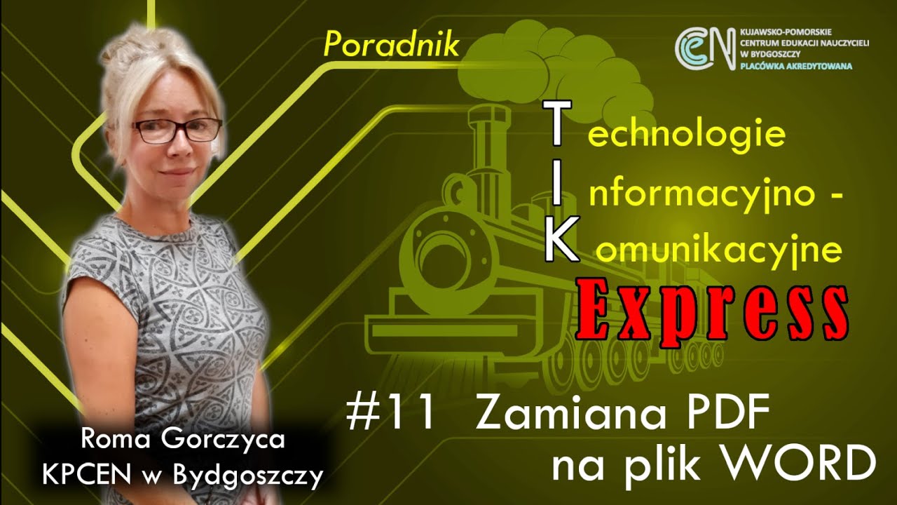 Tik express 11 zamiana pdf na plik word youtube