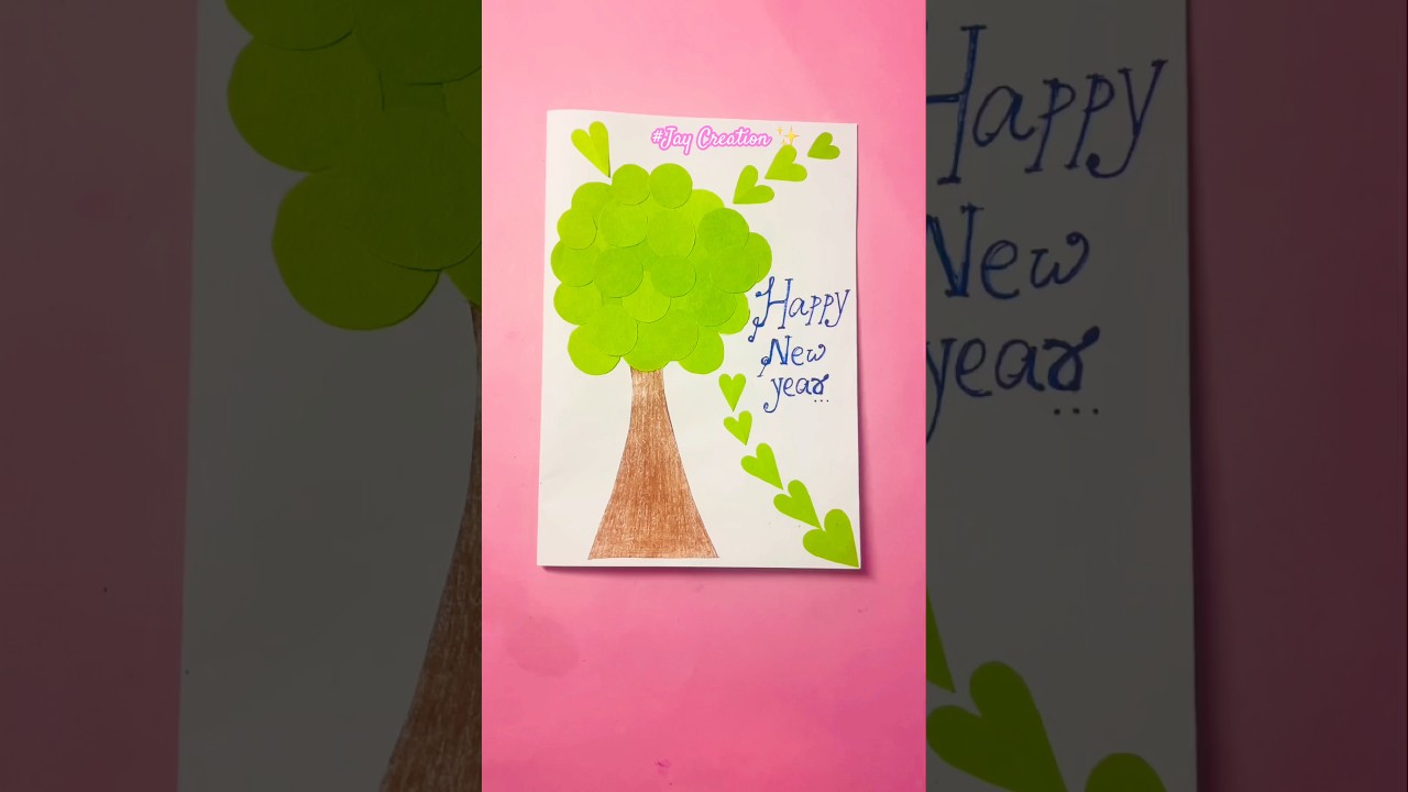 New Year Greeting Card Making Short 
