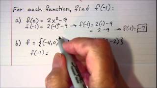 Function Notation (continued)