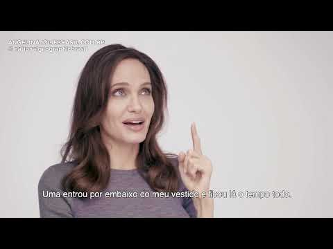 Angelina Jolie for National Geographic interview with Indira Lakshmanan Video subtitles (Portuguese)