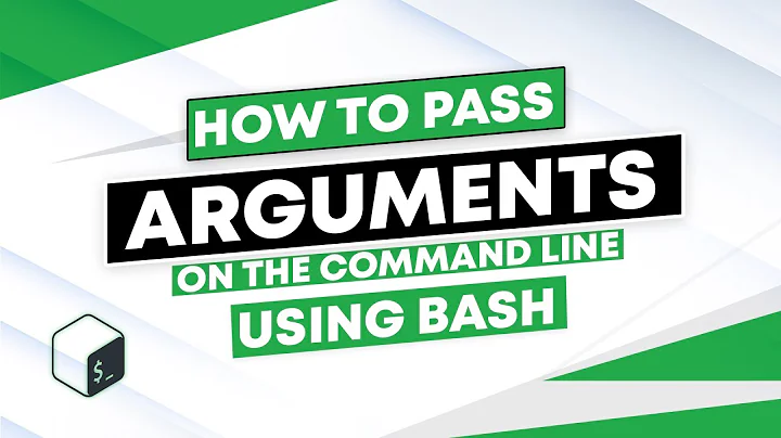 How to pass arguments on the command line using bash script