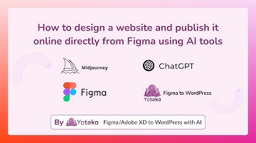 AI web creation & publishing: ChatGPT, Midjourney & Figma to WordPress AI! Short tutorial