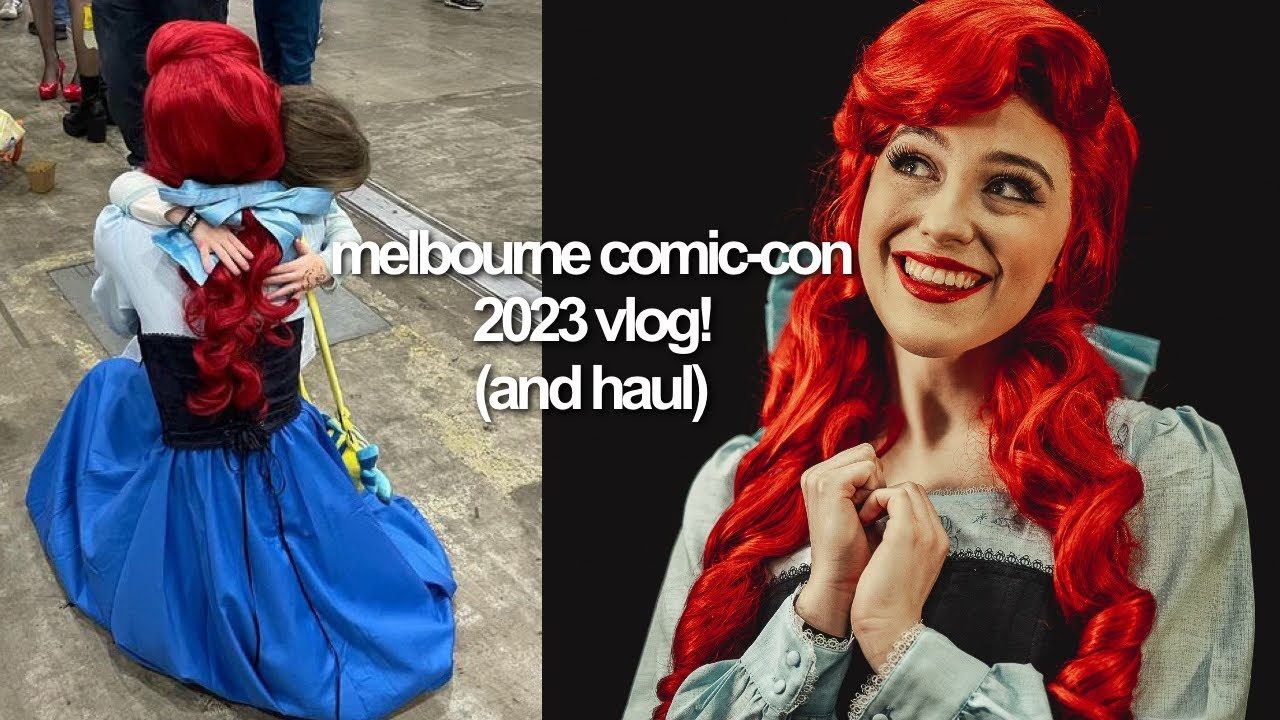 losing my mind and going broke at melbourne comic con (con vlog and haul!) - ashlee tayla