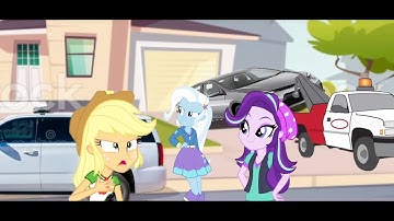 [MLP EQG/Uberduck.AI] Starlight Glimmer & Trixie Repocessing Applejack’s Car