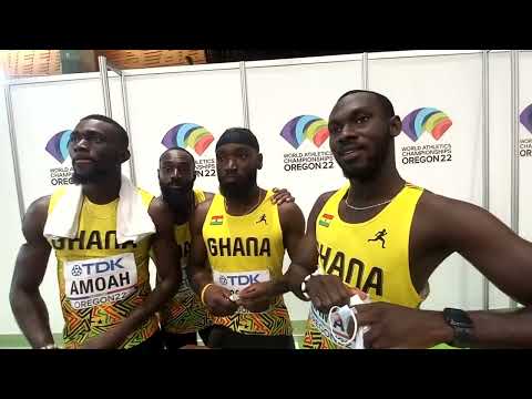Ghana 4×100 relay reacts to qualification finals at World Championships