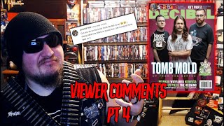 The Tomb Mold Decibel Cover | Viewer Response Pt 4