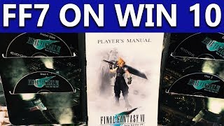 Installing Final Fantasy 7 1998 PC on Windows 10! Best version of the game for modding